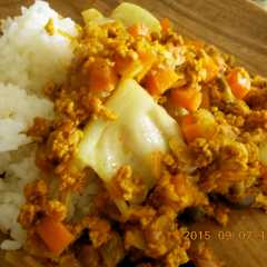 รูปของ 肉ゼロ!?高野豆腐と野菜ヘルシーカレー♡