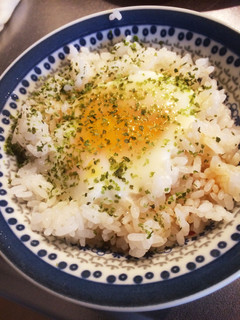 【ズボラ飯】レンジで簡単早い半熟卵ご飯!-レシピのメイン写真