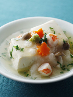 豆腐のえびかぶら蒸し-レシピのメイン写真