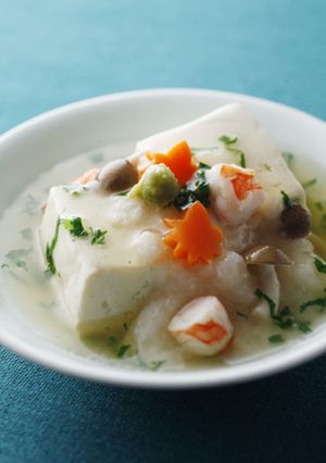 豆腐のえびかぶら蒸し-レシピのメイン写真