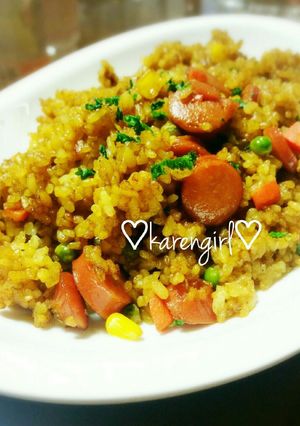美味しい♡マヨカレーチャーハン♡-レシピのメイン写真
