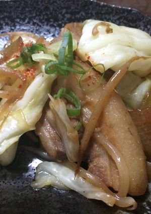 豚バラとキャベツのバター醤油炒め-レシピのメイン写真