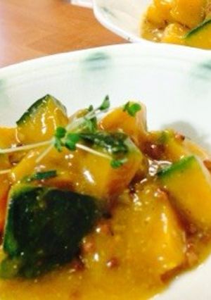 かぼちゃの麻婆なす風-レシピのメイン写真