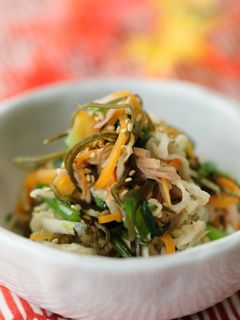 切干とツナ缶・お野菜の和え物-レシピのメイン写真