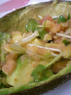 「カイワレ明太アボカドココット」 ♪♪-レシピのメイン写真