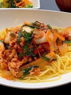 豚キムチパスタ-レシピのメイン写真