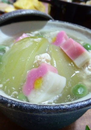 ストウブでとろとろ冬瓜のあんかけ-レシピのメイン写真