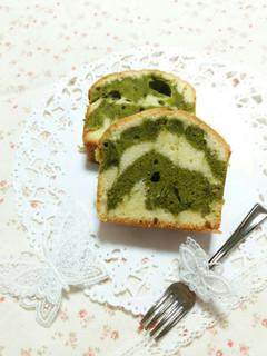 抹茶のマーブルケーキ-レシピのメイン写真