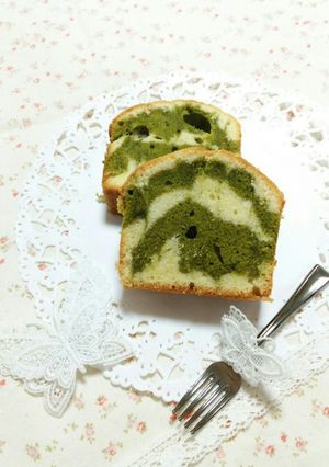 抹茶のマーブルケーキ-レシピのメイン写真
