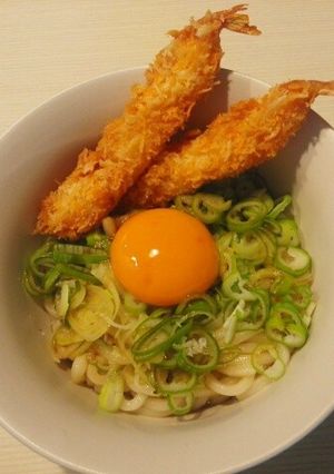 エビフライ＊釜揚げうどん-レシピのメイン写真