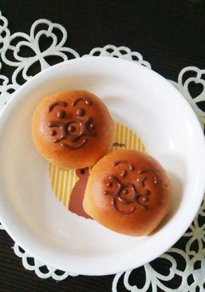 市販のあんぱんで！アンパンマンぱん-レシピのメイン写真