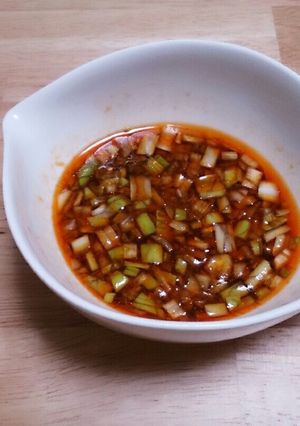 辛いけど美味しい～☆にんにく中華ソース-レシピのメイン写真