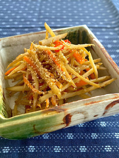 シャキシャキごぼうとにんじんのきんぴら-レシピのメイン写真