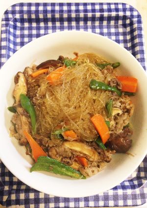 3つの調味料だけで簡単チャプチェ-レシピのメイン写真