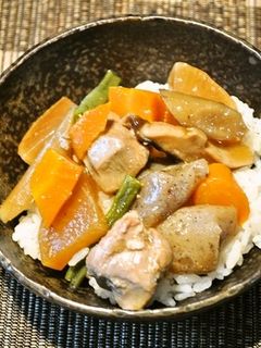 煮物丼-レシピのメイン写真