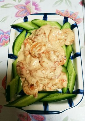 低カロリーで簡単に出来るエビマヨ-レシピのメイン写真