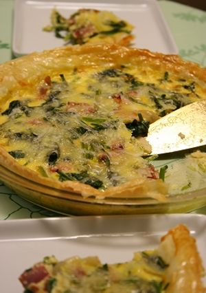 冷凍パイシートで作るほうれん草のキッシュ-レシピのメイン写真