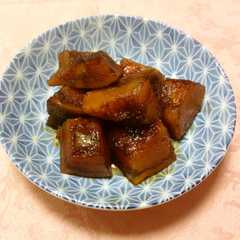 รูปของ かぼちゃの黒砂糖煮