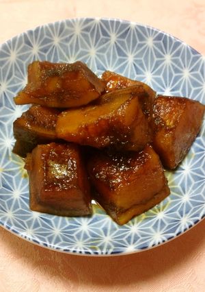 かぼちゃの黒砂糖煮-レシピのメイン写真