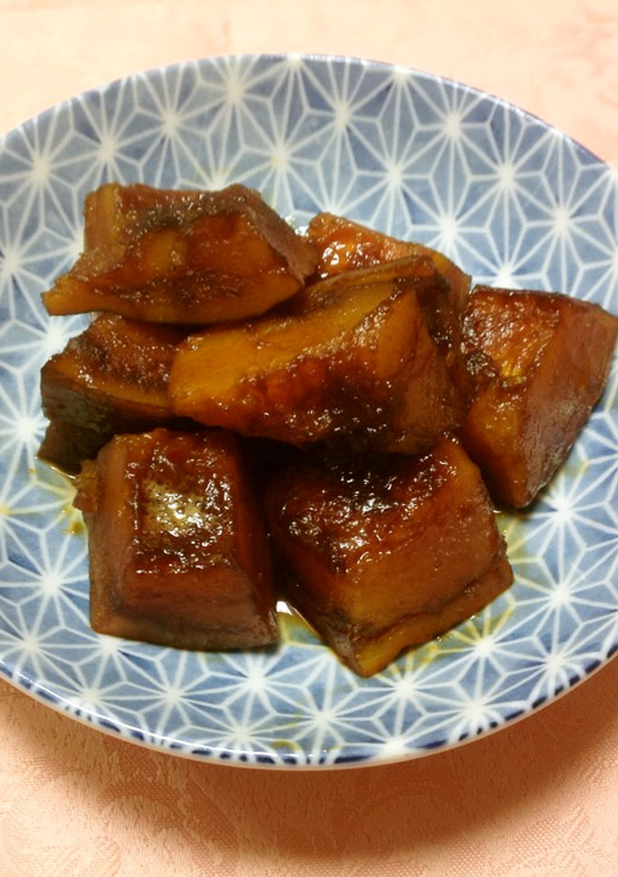 かぼちゃの黒砂糖煮-レシピのメイン写真