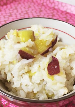 けみアミ美夕〜塩麹で炊いたさつまいもご飯-レシピのメイン写真