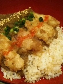 鶏天の茄子みぞれ丼-レシピのメイン写真