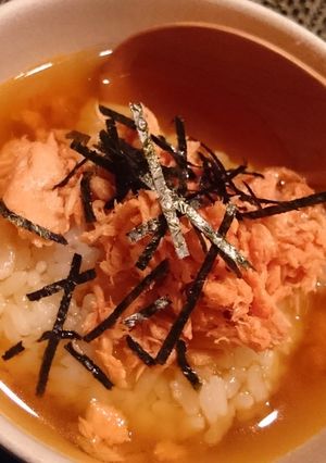 ほうじ茶のお茶漬け-レシピのメイン写真