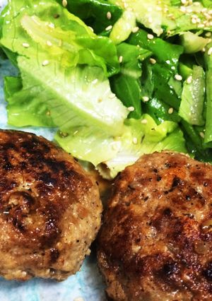 ガツンと男の豆腐ハンバーグ-レシピのメイン写真