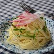 京の花街みょうが冷製パスタ