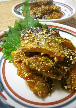 ピリ辛秋刀魚で美味しいお酒の肴-レシピのメイン写真