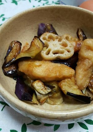 鶏肉となすびの南蛮漬け-レシピのメイン写真