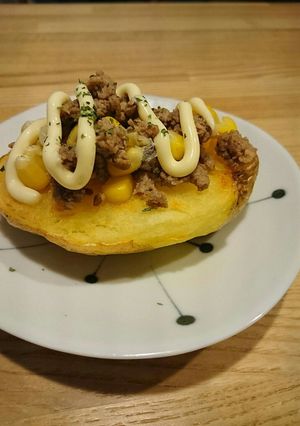そぼろとコーンでポテベジ♪-レシピのメイン写真