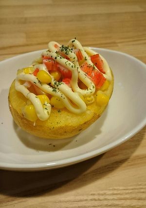 コーン♡カニカマのポテベジ♪-レシピのメイン写真