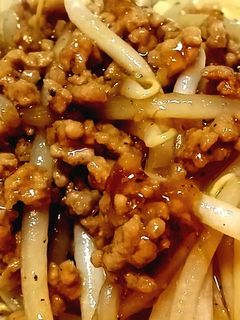 簡単♪もやしと豚ひき肉炒め-レシピのメイン写真