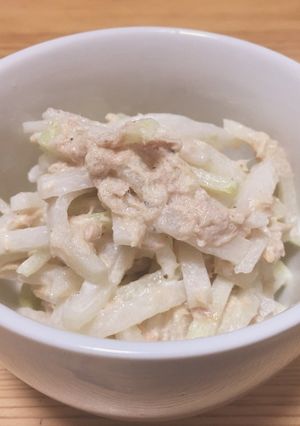 簡単✩ツナ大根わさびマヨサラダ-レシピのメイン写真