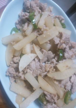 大根と豚肉のさっぱり炒め-レシピのメイン写真