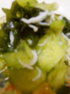 胡瓜としらすの酢の物 超簡単-レシピのメイン写真