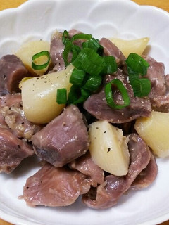 砂肝とニンニクの日本酒煮-レシピのメイン写真