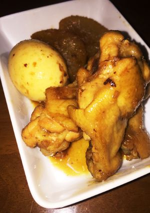 手羽元と卵の鉄板甘辛煮☆-レシピのメイン写真