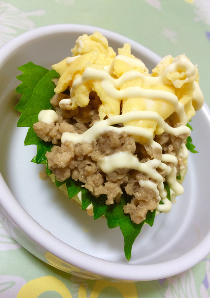 鶏そぼろと卵の和風ポテベジ-レシピのメイン写真