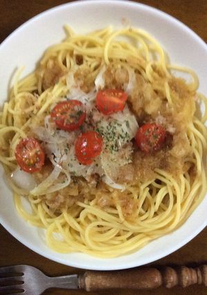 涼しい！おろしぶっかけパスタ-レシピのメイン写真