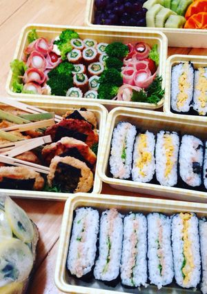 2015運動会のお弁当覚え書き-レシピのメイン写真