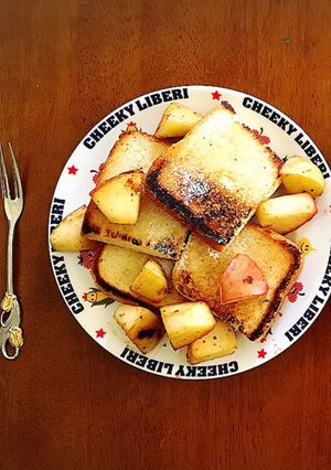 りんご焼きパン-レシピのメイン写真