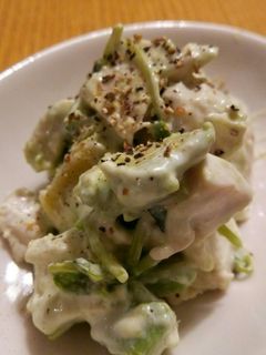 とりむね肉のアボカドマヨ和え-レシピのメイン写真