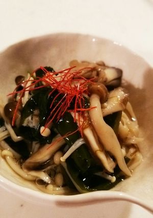 キノコと海藻のマリネ-レシピのメイン写真