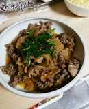 牛切り落とし肉で牛丼だねを作ってみた