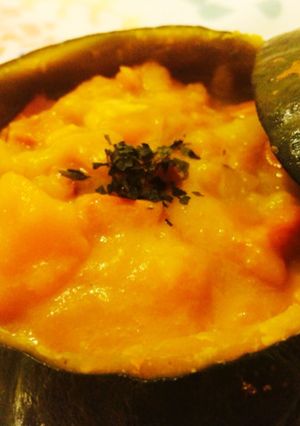 幸せレシピ⁂南瓜の簡単ポタージュスープ♪-レシピのメイン写真