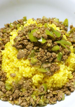 合い挽き肉と神楽南蛮のピリ辛カレーそぼろ-レシピのメイン写真