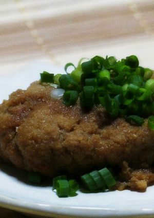 麺つゆで！和風煮込みハンバーグ-レシピのメイン写真