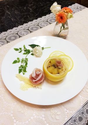 アミューズ❤冷製フルーツパスタ-レシピのメイン写真
